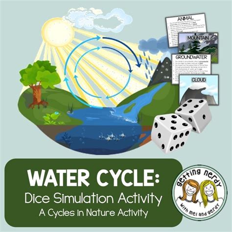 water cycle dice game|water cycle simulation.